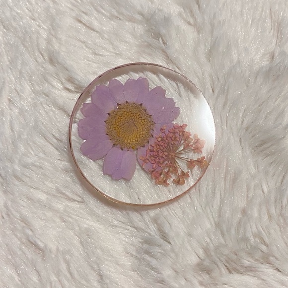 Real flower resin badge reels - Picture 4 of 6